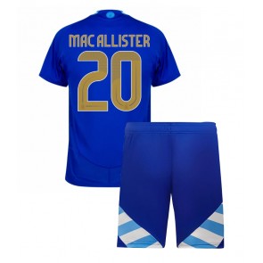 Argentina Alexis Mac Allister #20 Replica Away Stadium Kit for Kids Copa America 2024 Short Sleeve (+ pants)